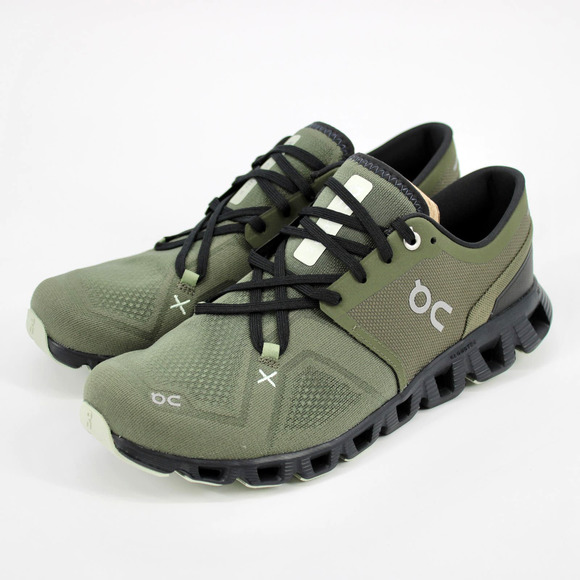 on running Other - On Cloud X 3 Running Shoes Mens Size 10.5 Olive/Reseda NEW
